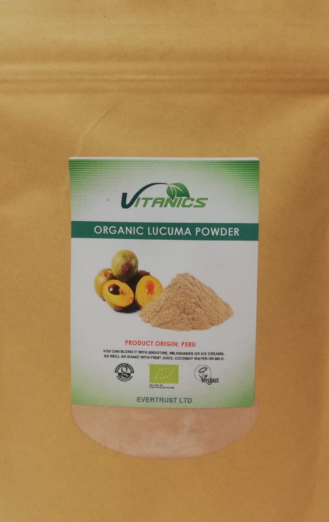 Lucuma polvere cruda biologica 250g