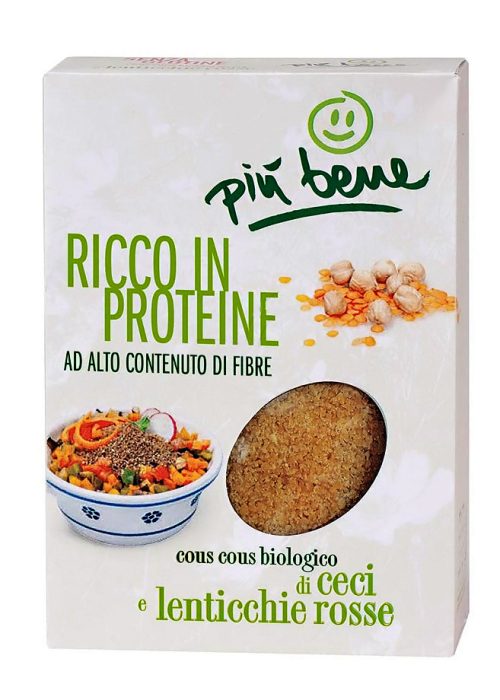 COUS COUS DI CECI E LENTICCHIE ROSSE PIù BENE